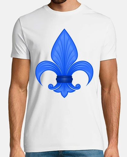 Tee-shirt fleur de lys symbole royaliste roi