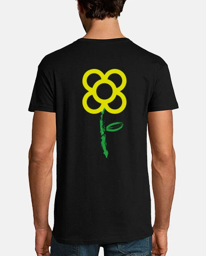 Tee-shirt fleur jaune