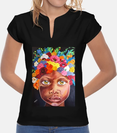 Tee-shirt fleuriste