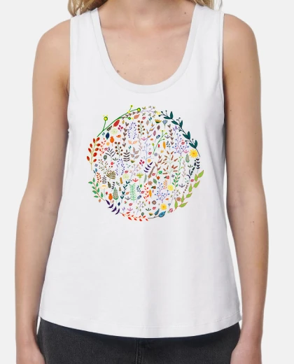Tee-shirt fleurs