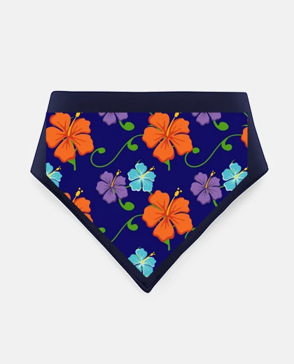 Mascotas fleurs tropicales, bandana pour animaux de compagnie
