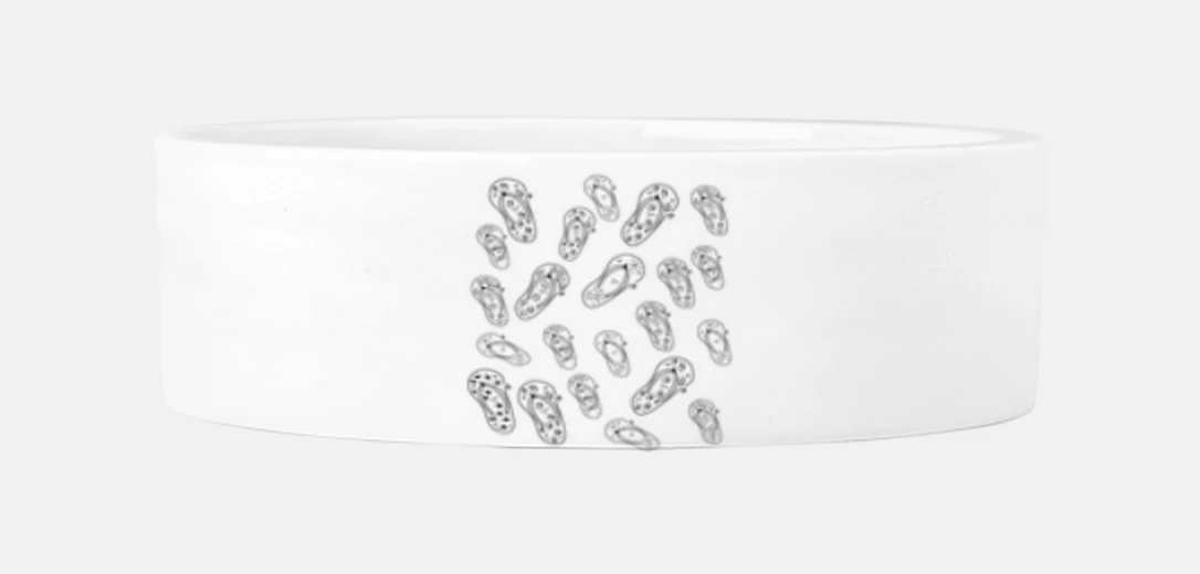 Mascotas Flip flop pattern