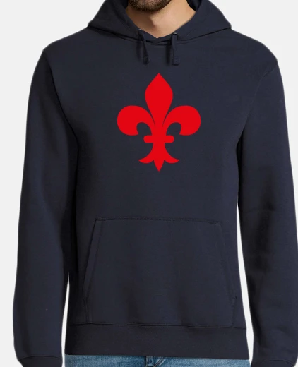 Sudadera Flor de Lis roja