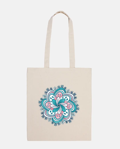Bolsa flor mandala ojos ocultos