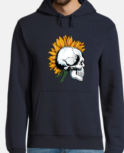 Sudadera flor punk