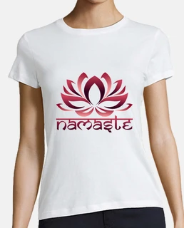flor de loto namaste rojo