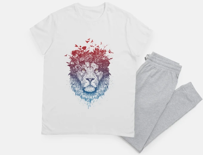 Pyjama floral lion iii
