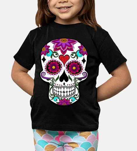 Abbigliamento floreale skull