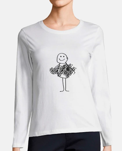 Playera flores felices