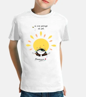 florezco-boy or girl t-shirt - white