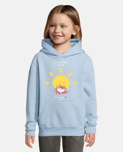 Kids florezco-pink hair - boy and girl sweatshirt