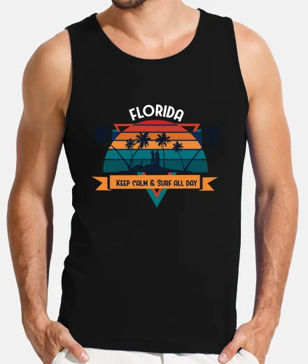 Tee-shirt Floride garder calme surfer surf beach