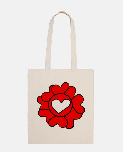 Bag flower heart