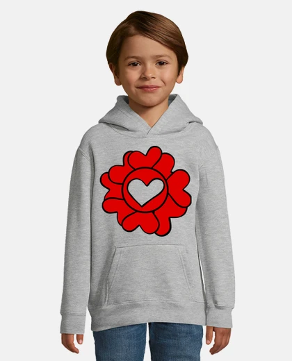 Kids flower heart