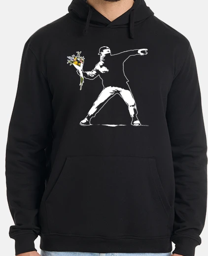 Felpa Flower Thrower - Banksy