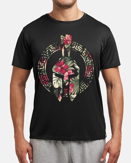 T-shirt flowers spartani