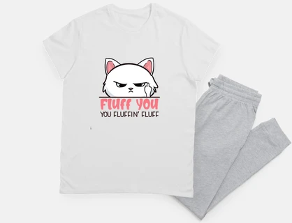 Fluff you Funny Cat quote