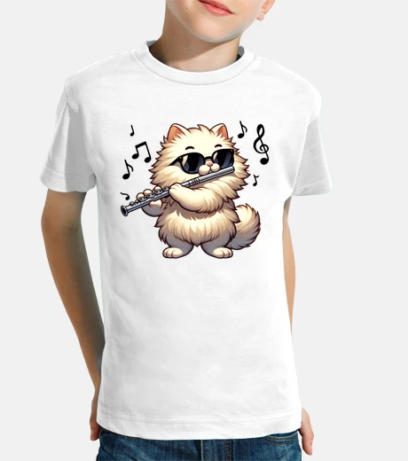 Kids Fluffy Kitten Musical Flute Musician