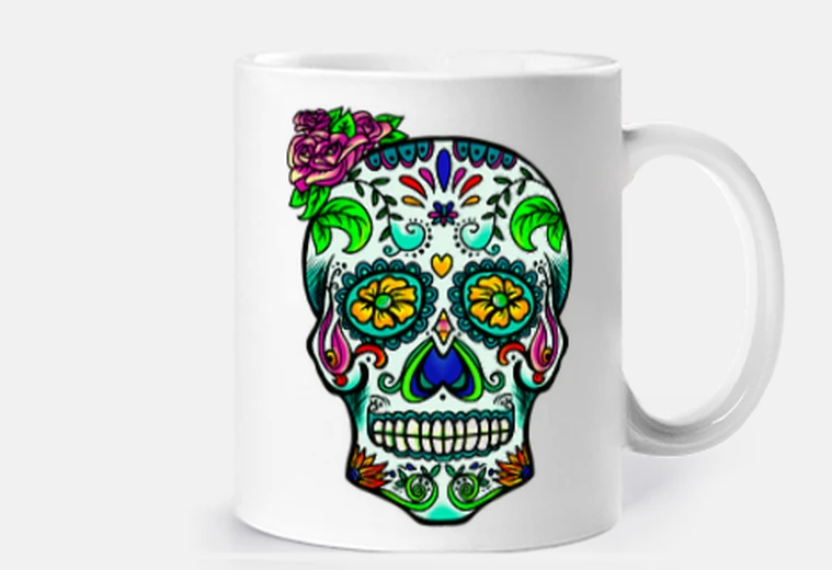 Mug fluor catrina