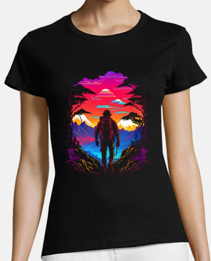 Playera fluorescent mountain hike
