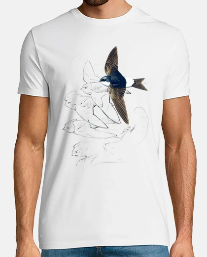 T-shirt fly white guy