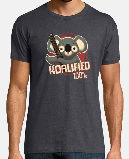 T-shirt foca koalified - simpatico koala - divertente pun