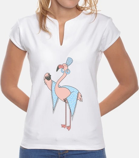 Tee-shirt foire aux flamants roses en avril