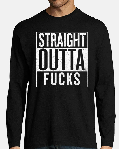 Camiseta folla outta rectas