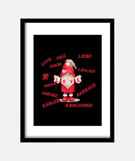 Quadro folletto rosso