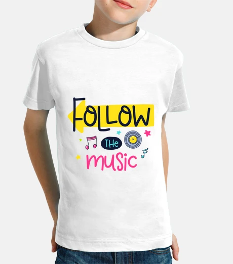 Kids follow the music