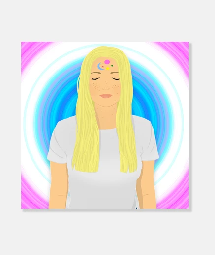 Tableau fond coloré vania zen