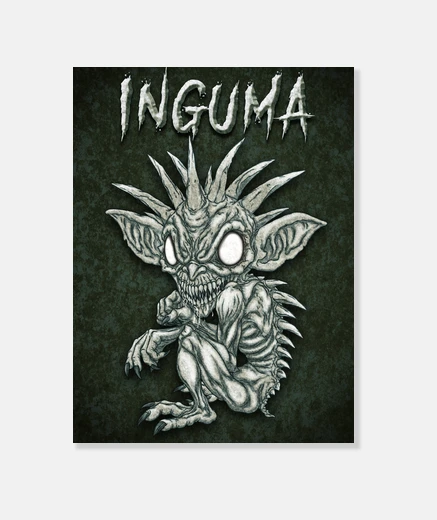Tableau fond de lettres d39inguma