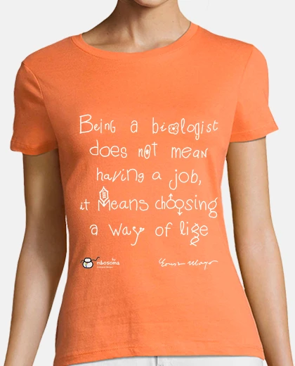 Tee-shirt (fond sombre) être un biologiste