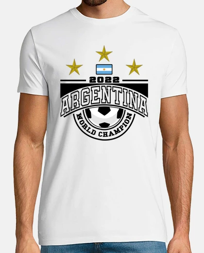 Tee-shirt football argentine championne du monde 