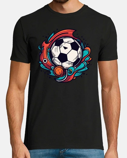 Tee-shirt football ballon style