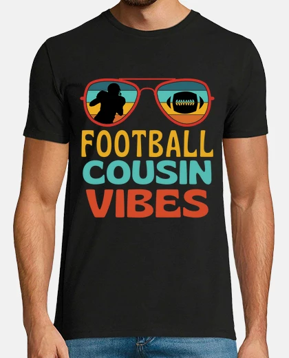 Tee-shirt football cousin vibes rétro américain