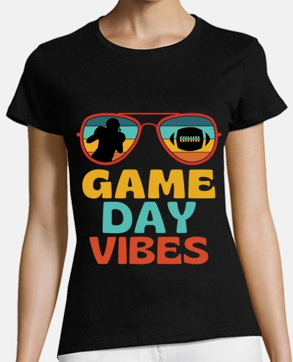 T-shirt football gameday vibes retrò americano