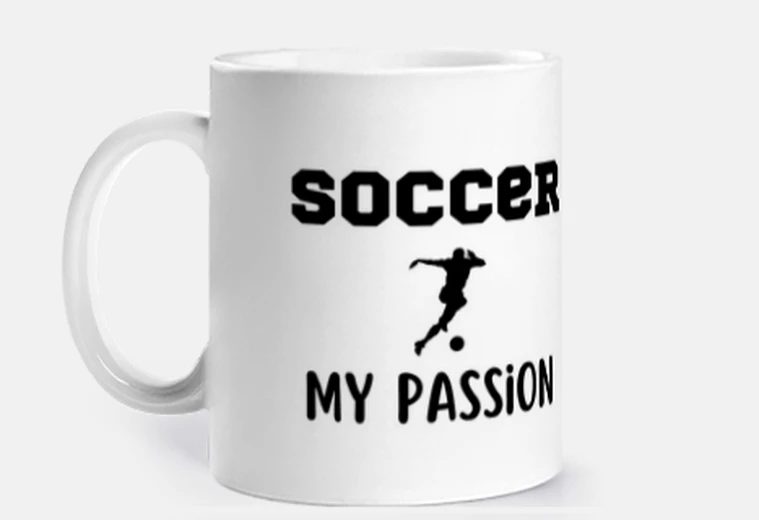 Cup football passion sport gift