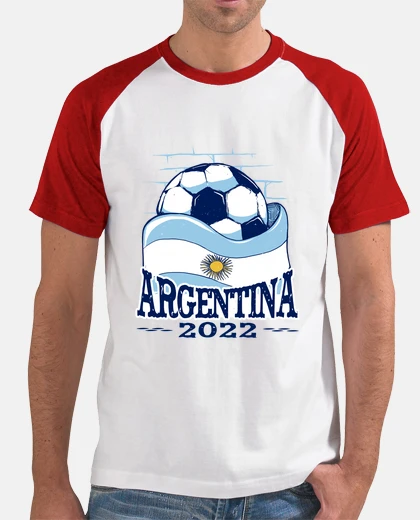 T-shirt football shirt, argentina football world cup 2022, collector&#39;s shirt