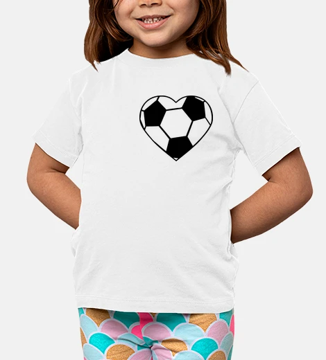 Kids footballing heart