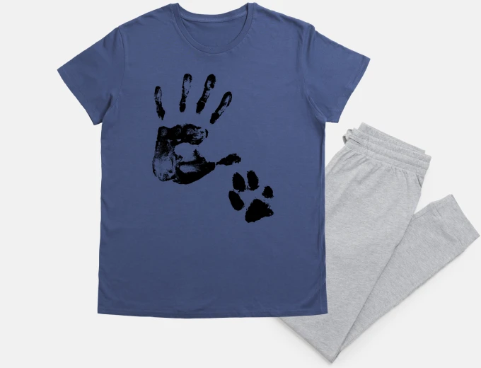 Pyjama footprints