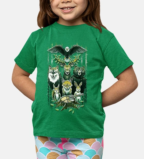 Kids forest in peace