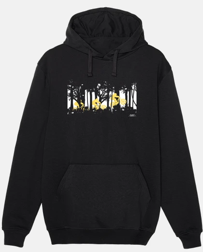 Hoodie forest jump
