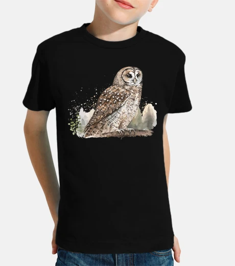 Abbigliamento foresta di gufi notturni grigi