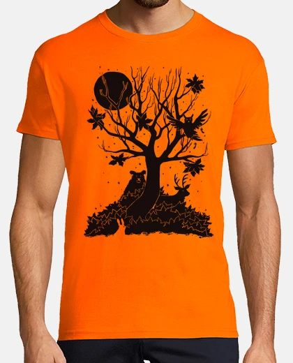 Tee-shirt forêt d'automne