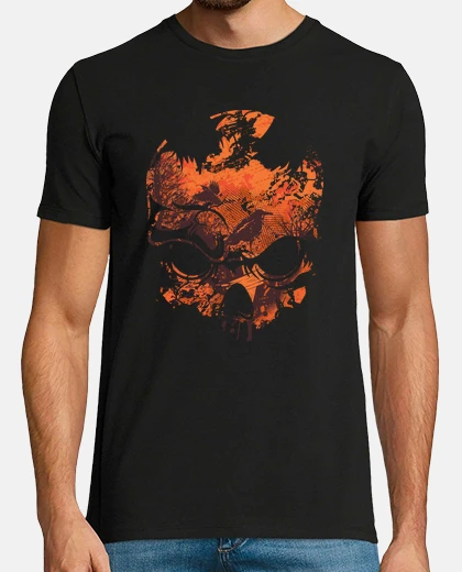 Tee-shirt forêt de crânes