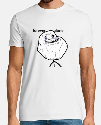 Camiseta Forever alone - Friki
