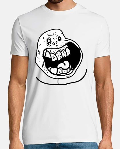 Tee-shirt Forever Alone Happy