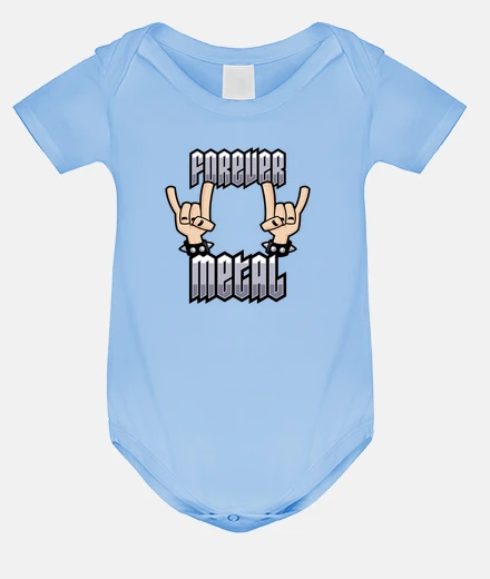 Ropa forever metal, heavy metal, cuernos de diablo
