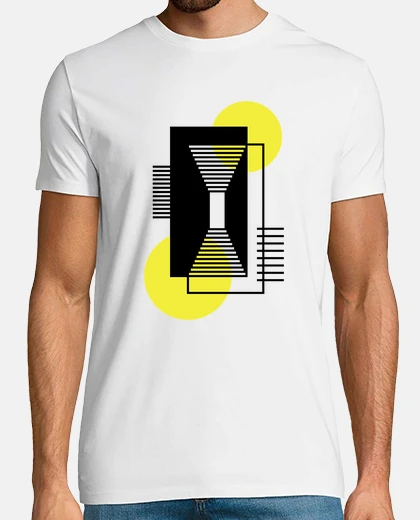 Tee-shirt formes géométriques conceptuelles